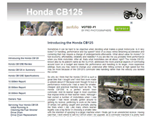 Tablet Screenshot of honda-cb125.com